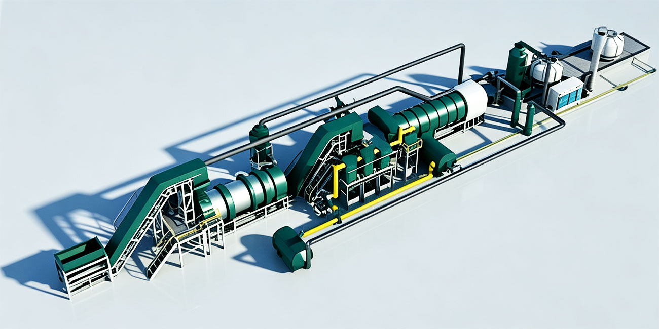 Dryer + Pyrolysis Carbonization